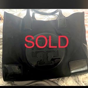 Tory Burch Small Patent Leather Ellen Tote